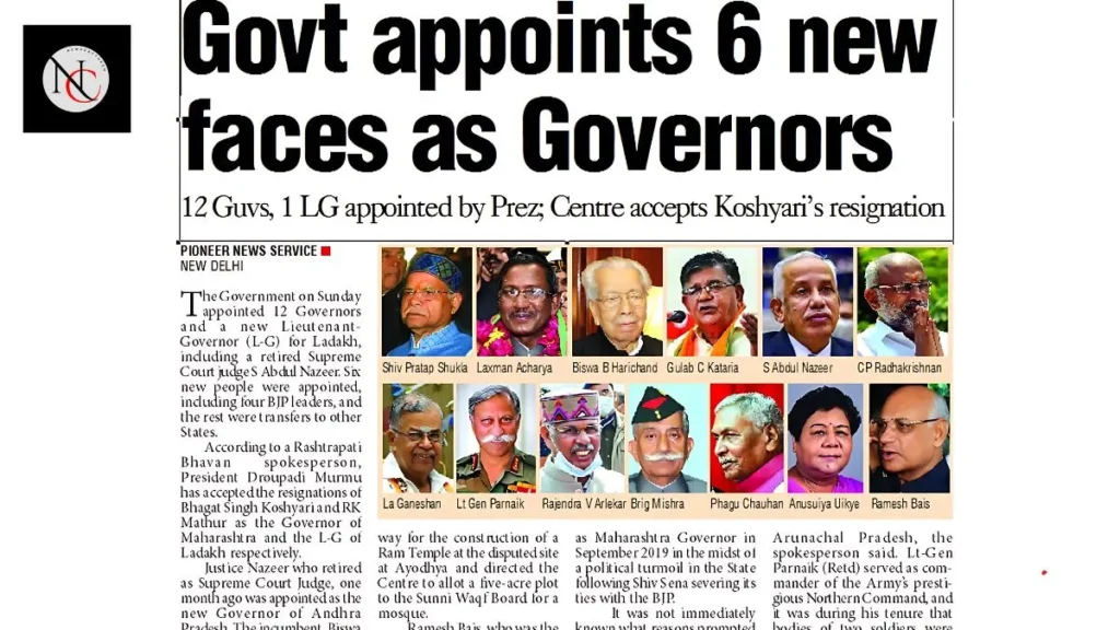 Who is the new governor of Assam?