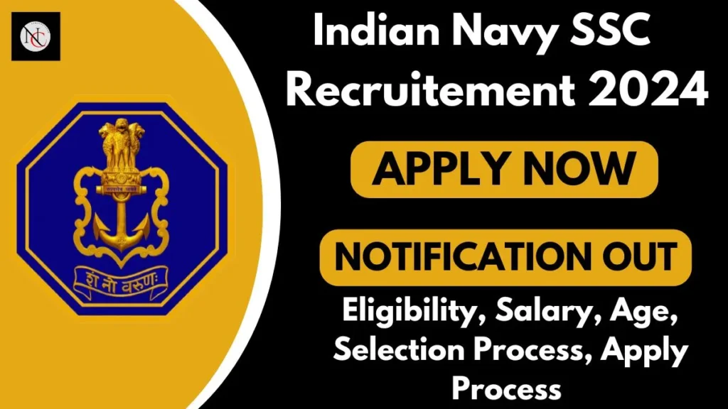 How can I apply in Indian Navy ssc?